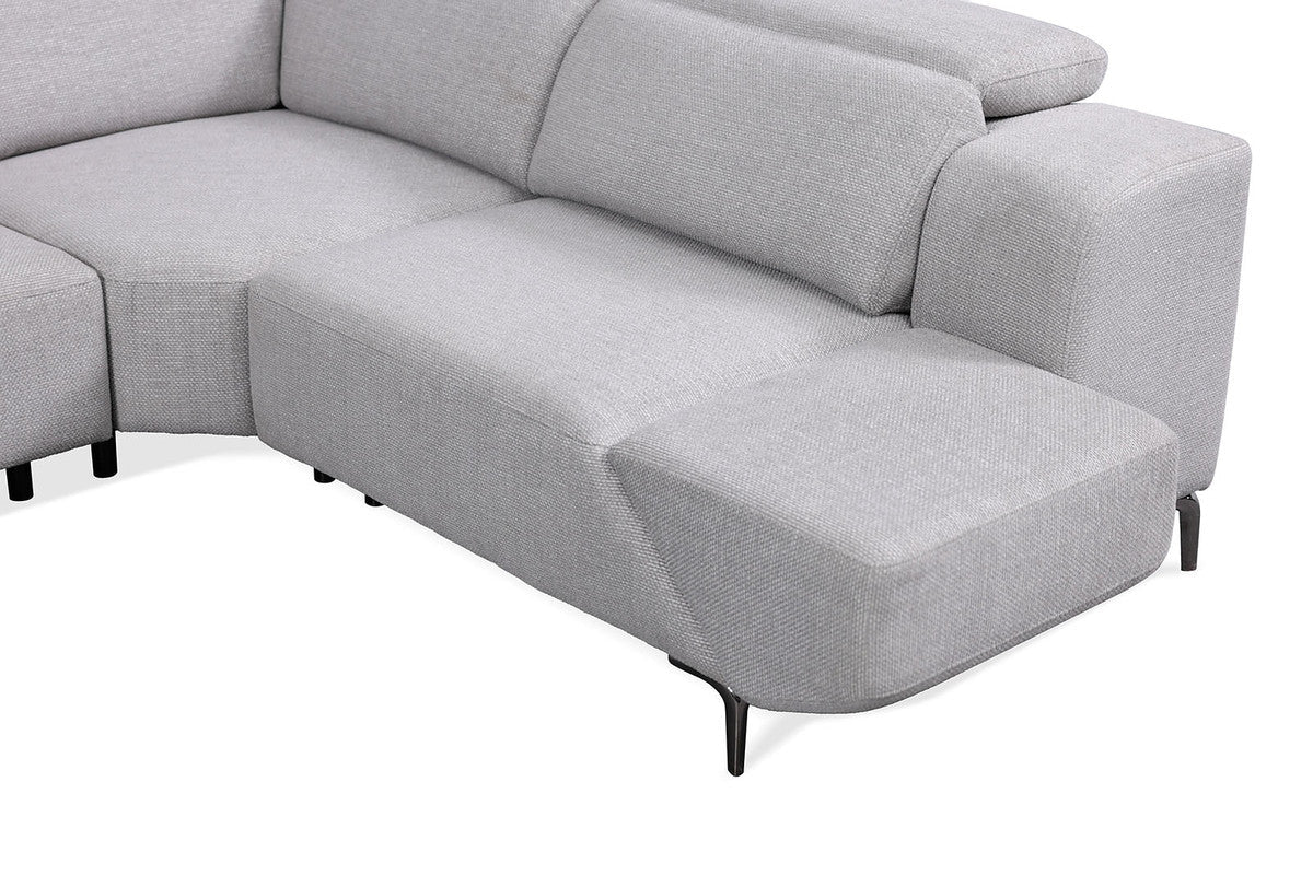 Melancton Light Gray Power Sectional - Image 2