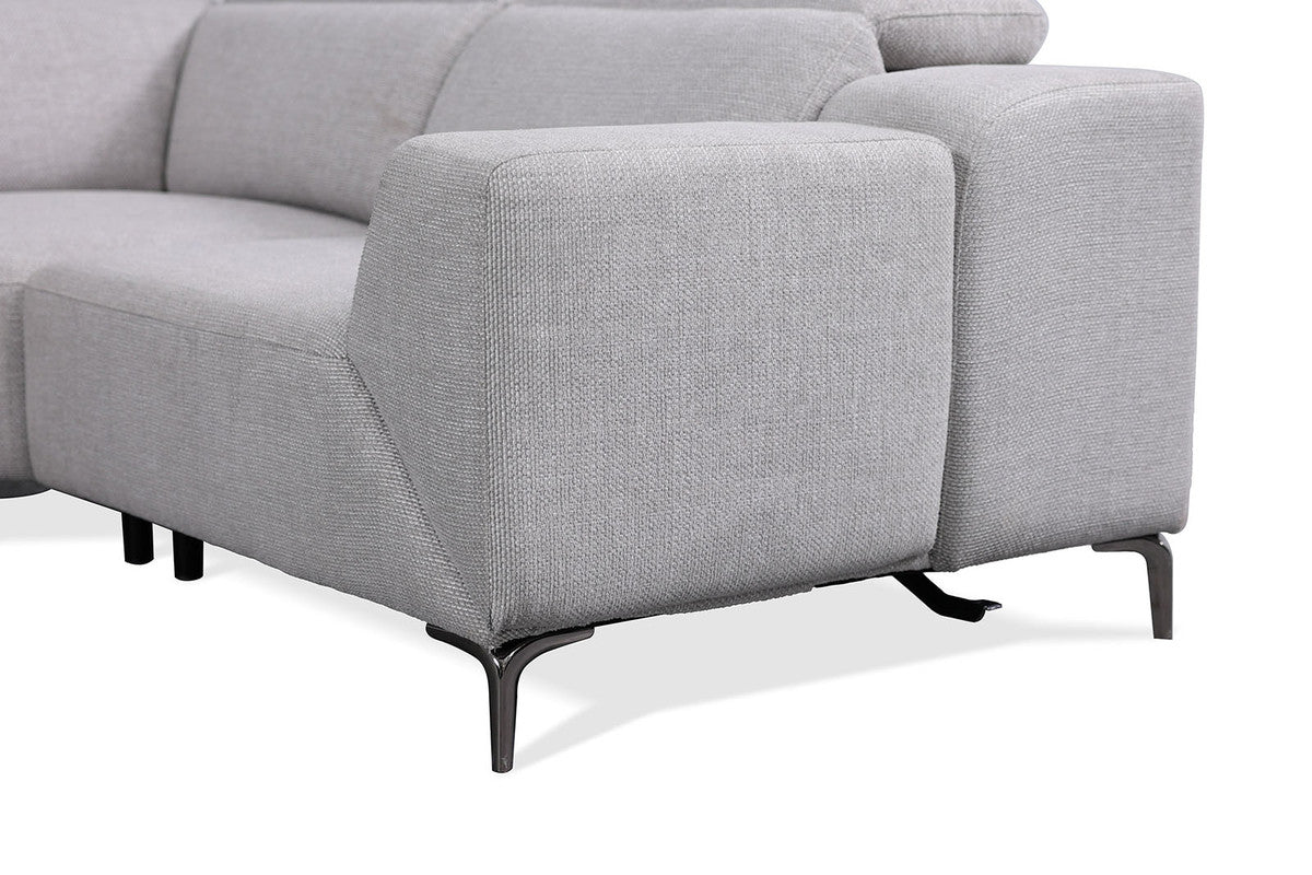 Melancton Light Gray Power Sectional - Image 8