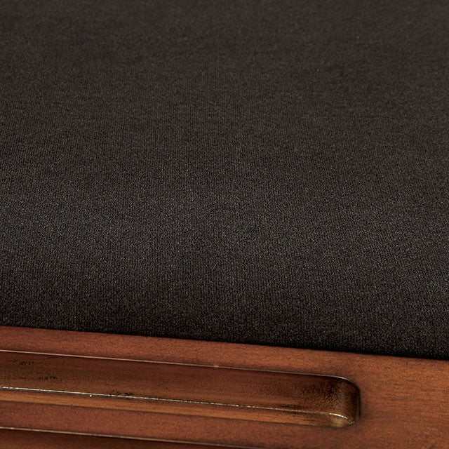 Melina Brown Cherry/Black Arm Chair - Image 5