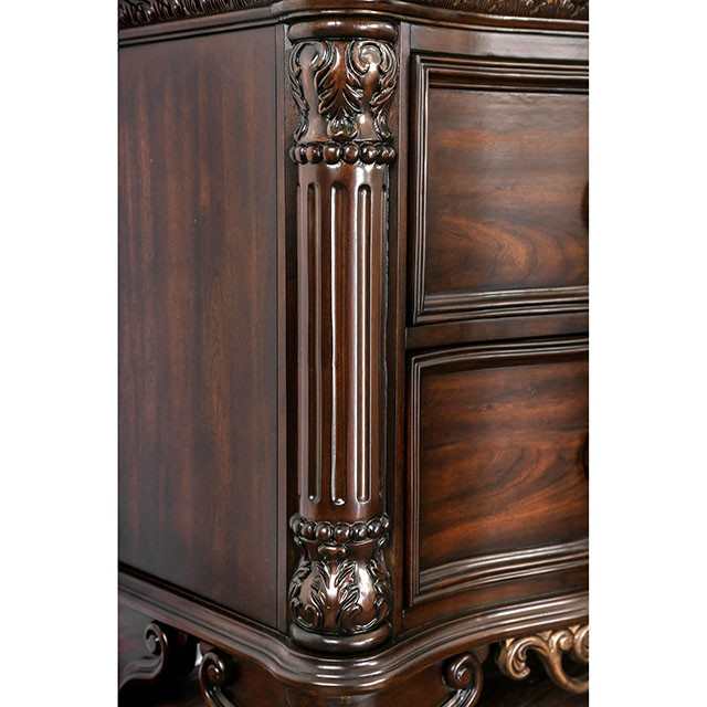 Menodora Brown Cherry Dresser - Image 3