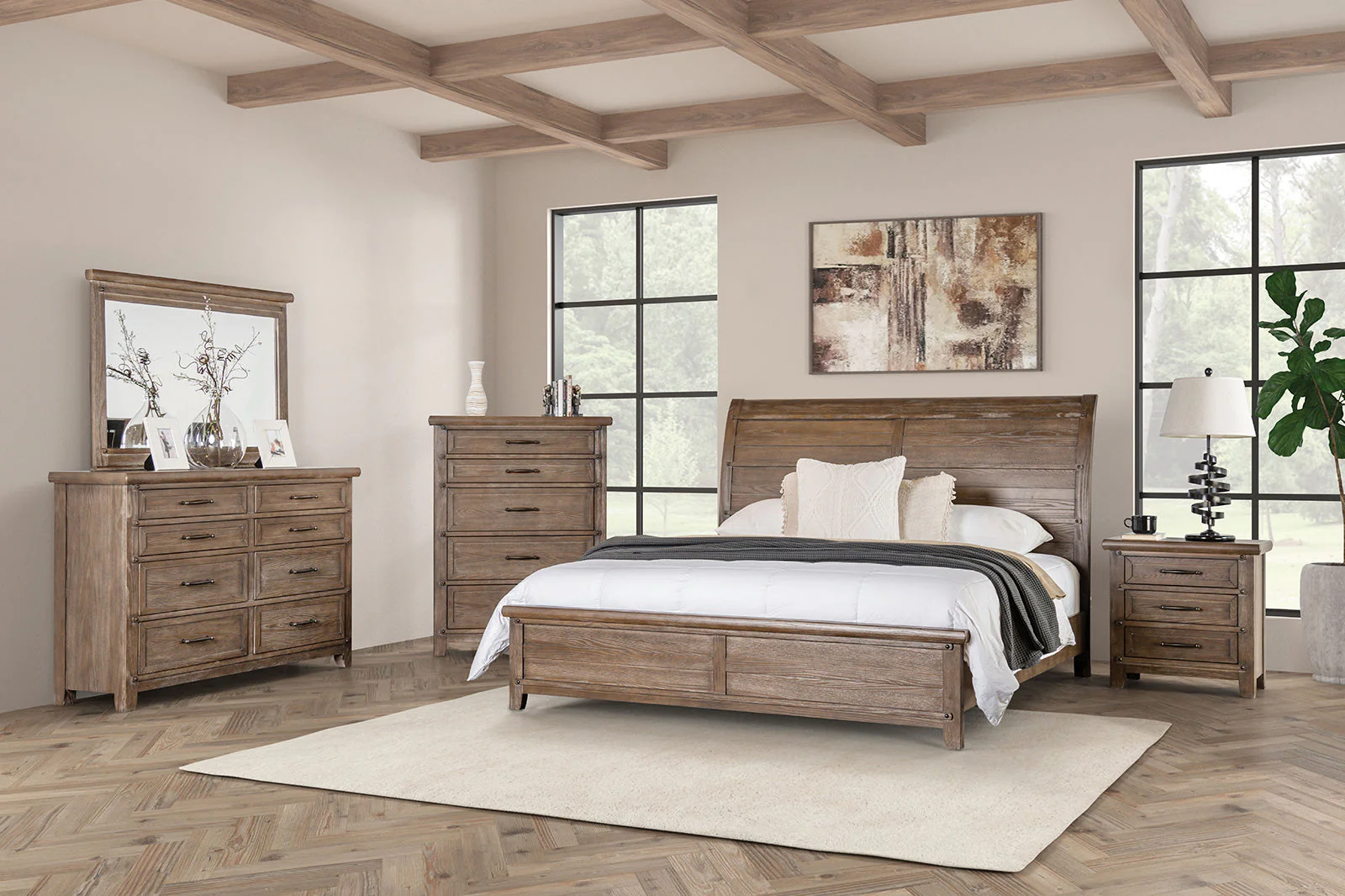 Merthyr Brown Dresser - Image 4