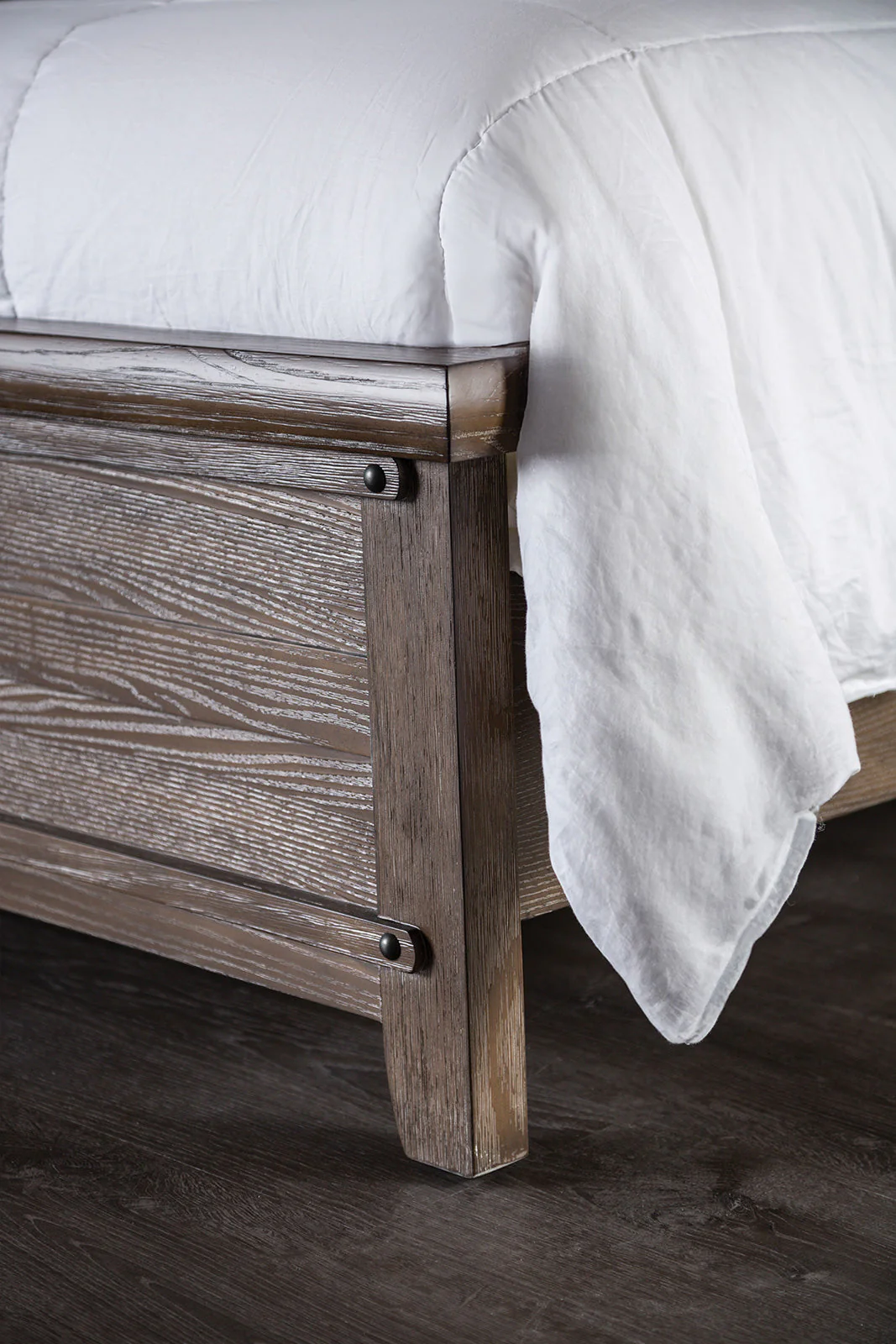 Merthyr Brown Queen Bed - Image 2
