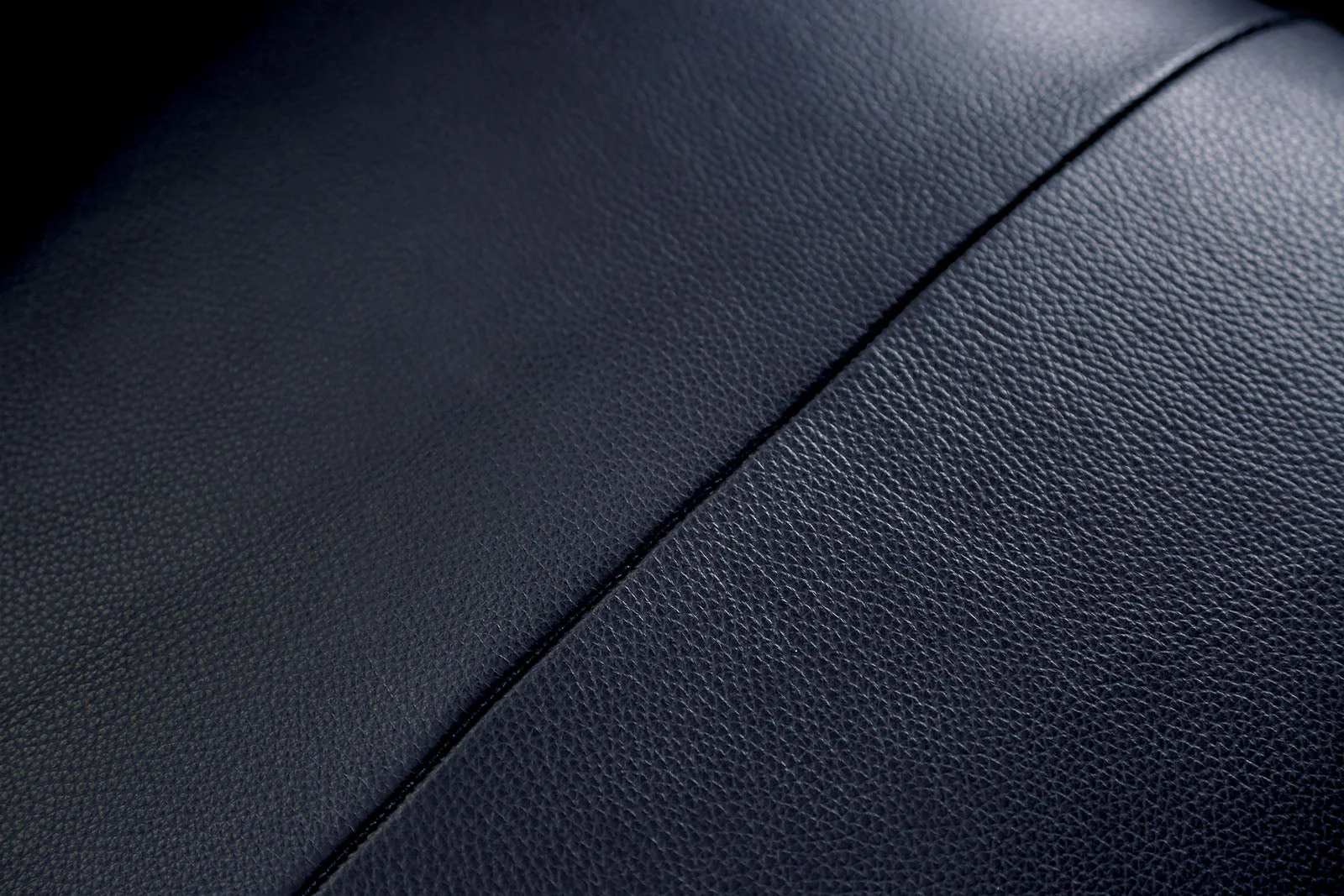 Mezzanotte Midnight Blue Real Italian Leather Chair - Image 4