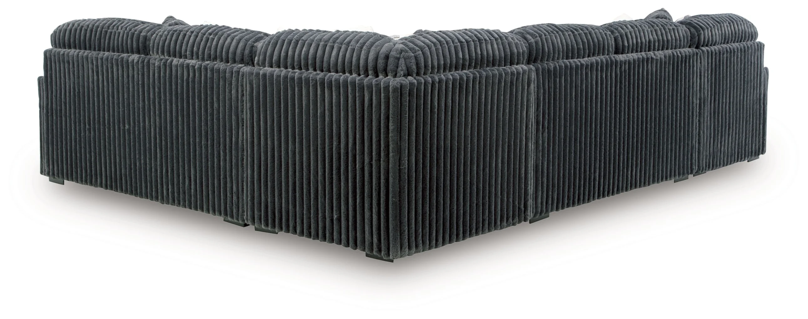 Midnight-Madness 4-Piece Sectional with Chaise - Image 5