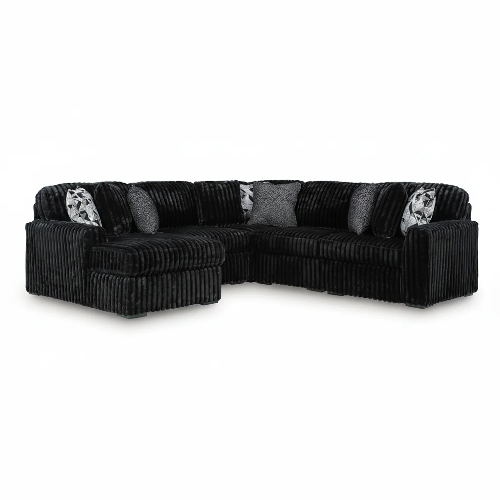 Midnight-Madness 6-Piece Sectional with Chaise