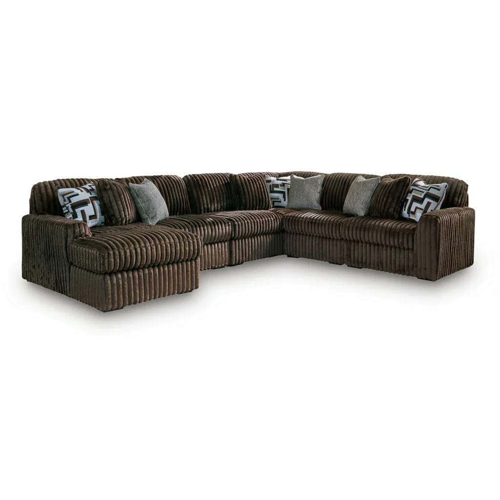 Midnight-Madness 6-Piece Sectional with Chaise - Image 3