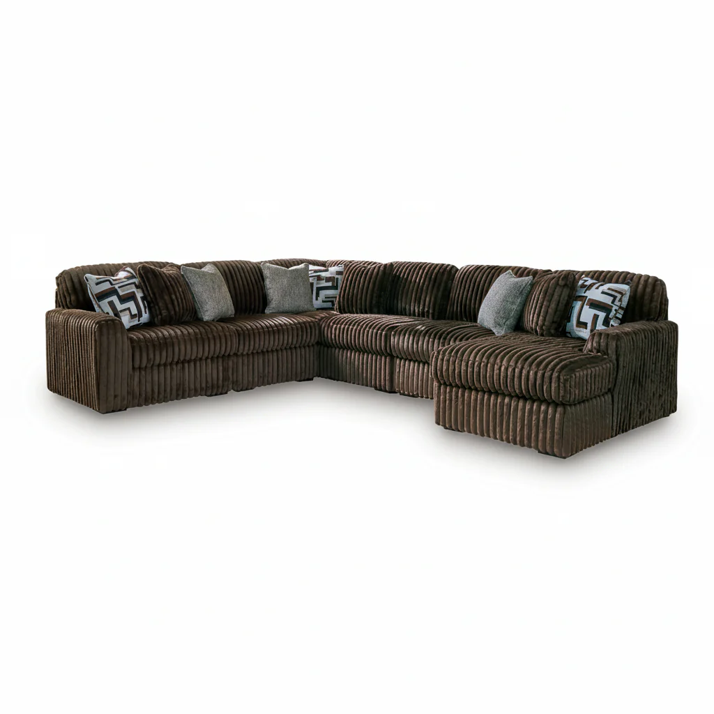 Midnight-Madness 6-Piece Sectional with Chaise - Image 4
