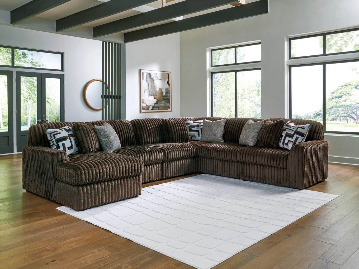 Midnight-Madness 6-Piece Sectional with Chaise - Image 7