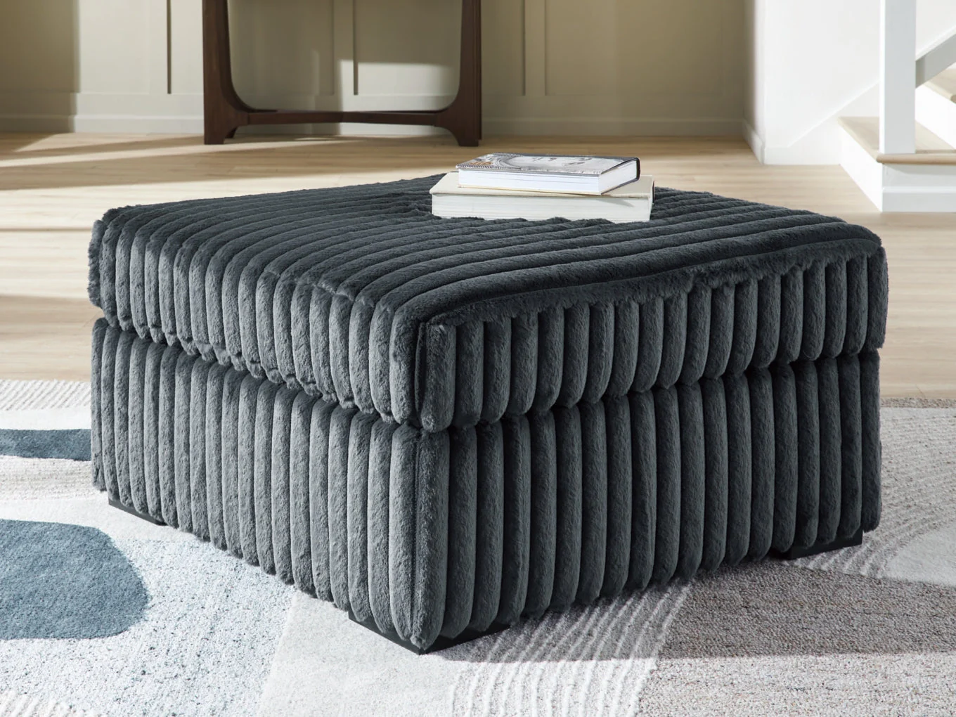 Midnight-Madness Oversized Accent Ottoman - Image 4