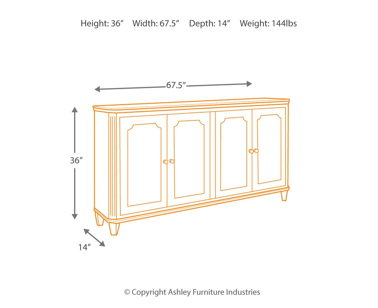 Mirimyn Accent Cabinet - Image 13