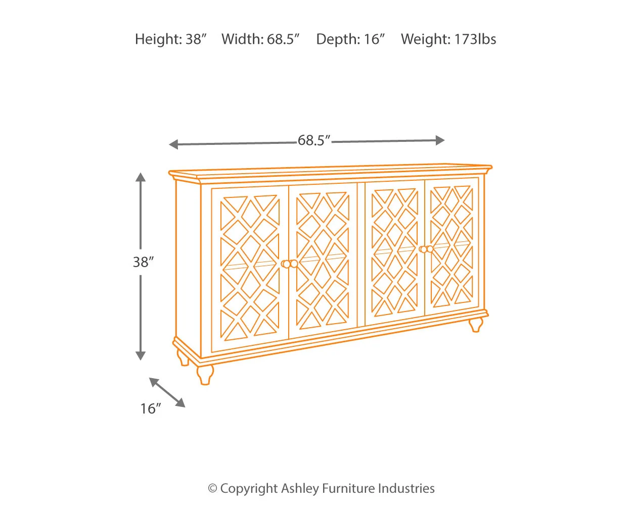 Mirimyn Accent Cabinet - Image 8
