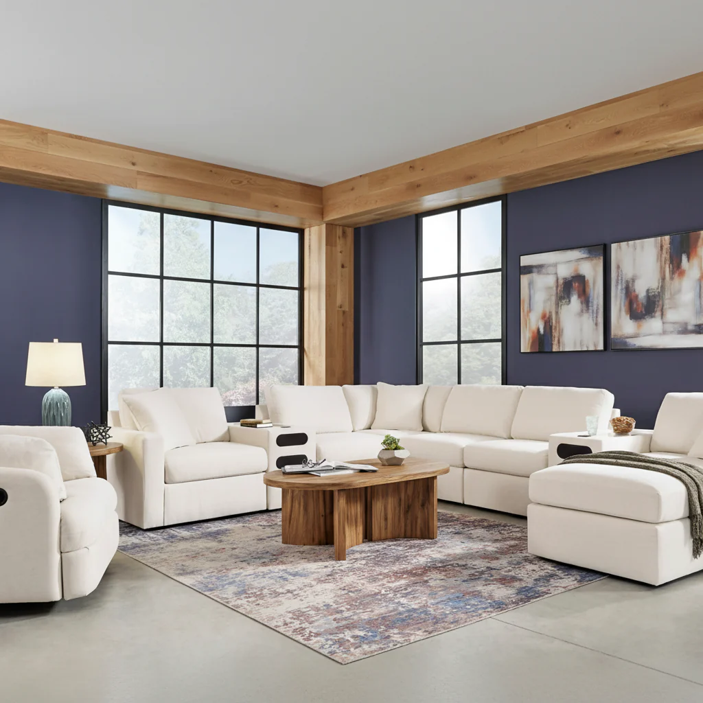 Modmax 6-Piece Sectional with Storage Chaise - Image 3