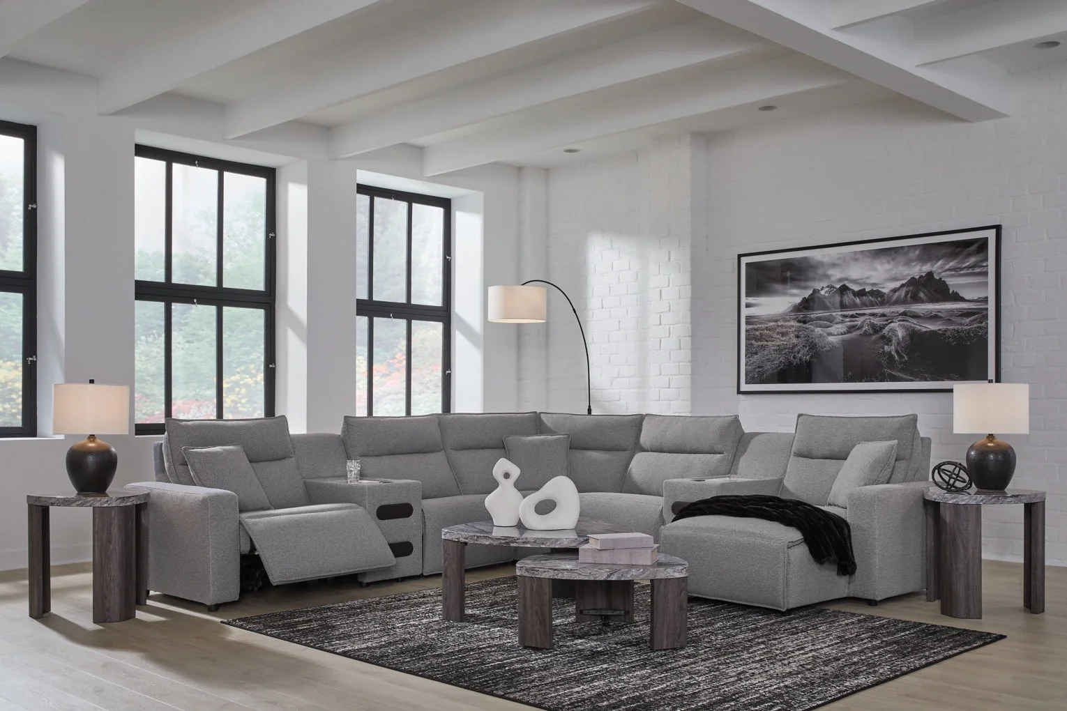 Modmax II 7-Piece Power Reclining Sectional with Audio Consoles - Image 13