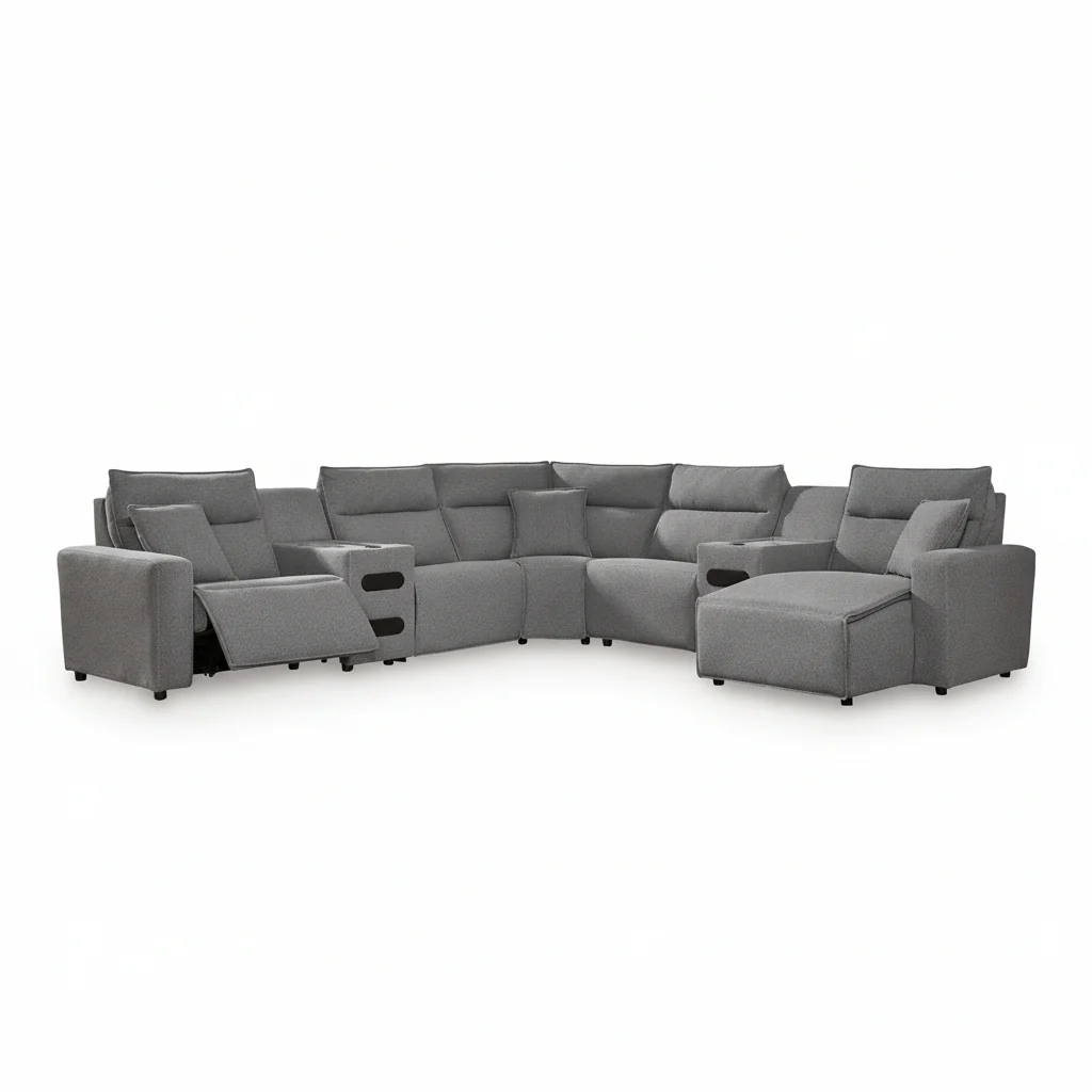 Modmax II 7-Piece Power Reclining Sectional with Audio Consoles - Image 2