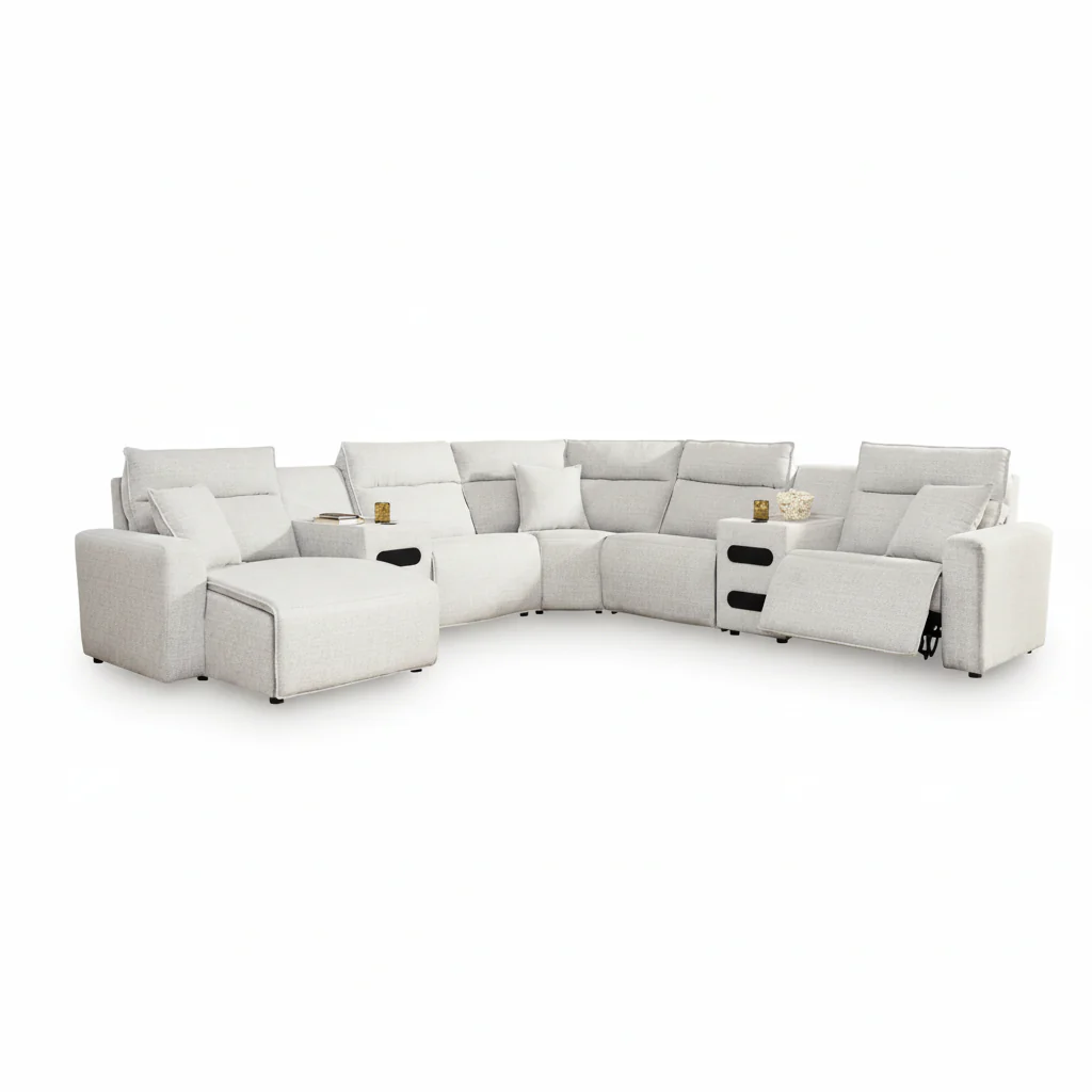 Modmax II 7-Piece Power Reclining Sectional with Audio Consoles - Image 4