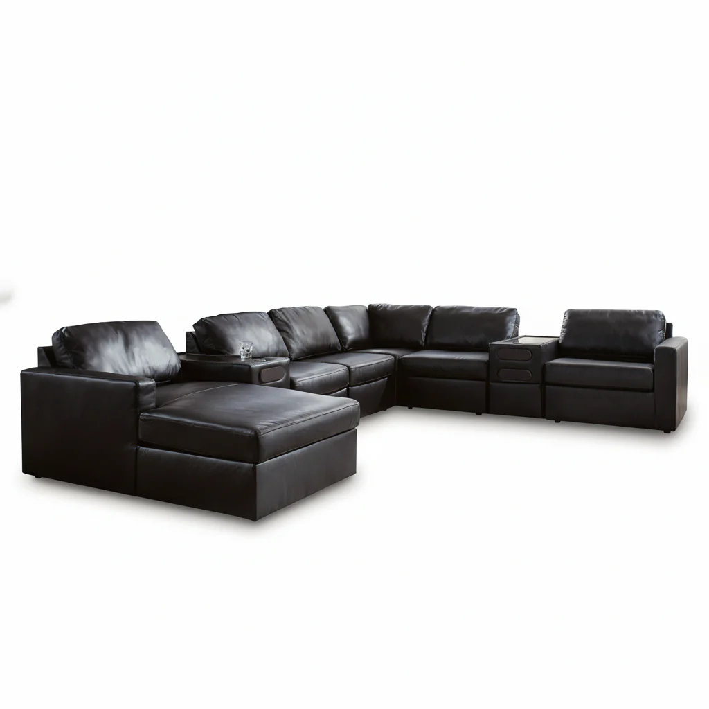 Modmax II 8-Piece Sectional with Chaise and Audio Consoles - Image 2