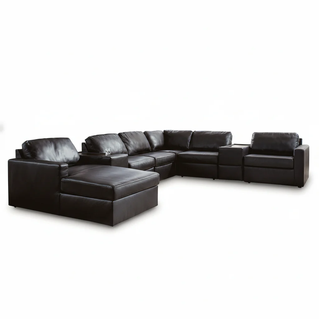 Modmax II 8-Piece Sectional with Chaise and Audio Consoles - Image 4