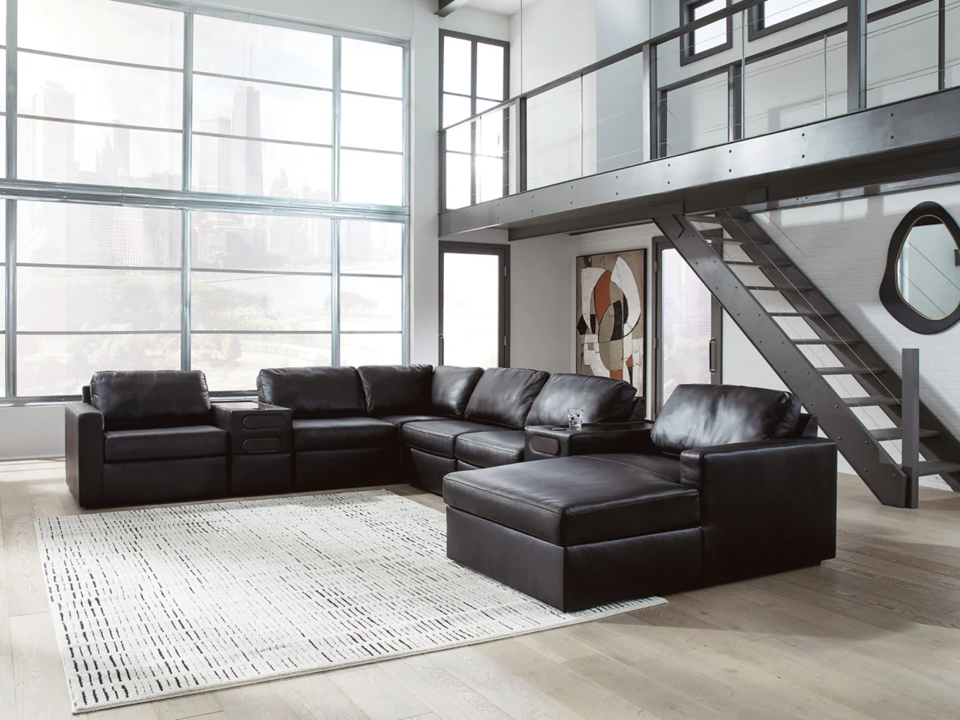 Modmax II 8-Piece Sectional with Chaise and Audio Consoles - Image 5