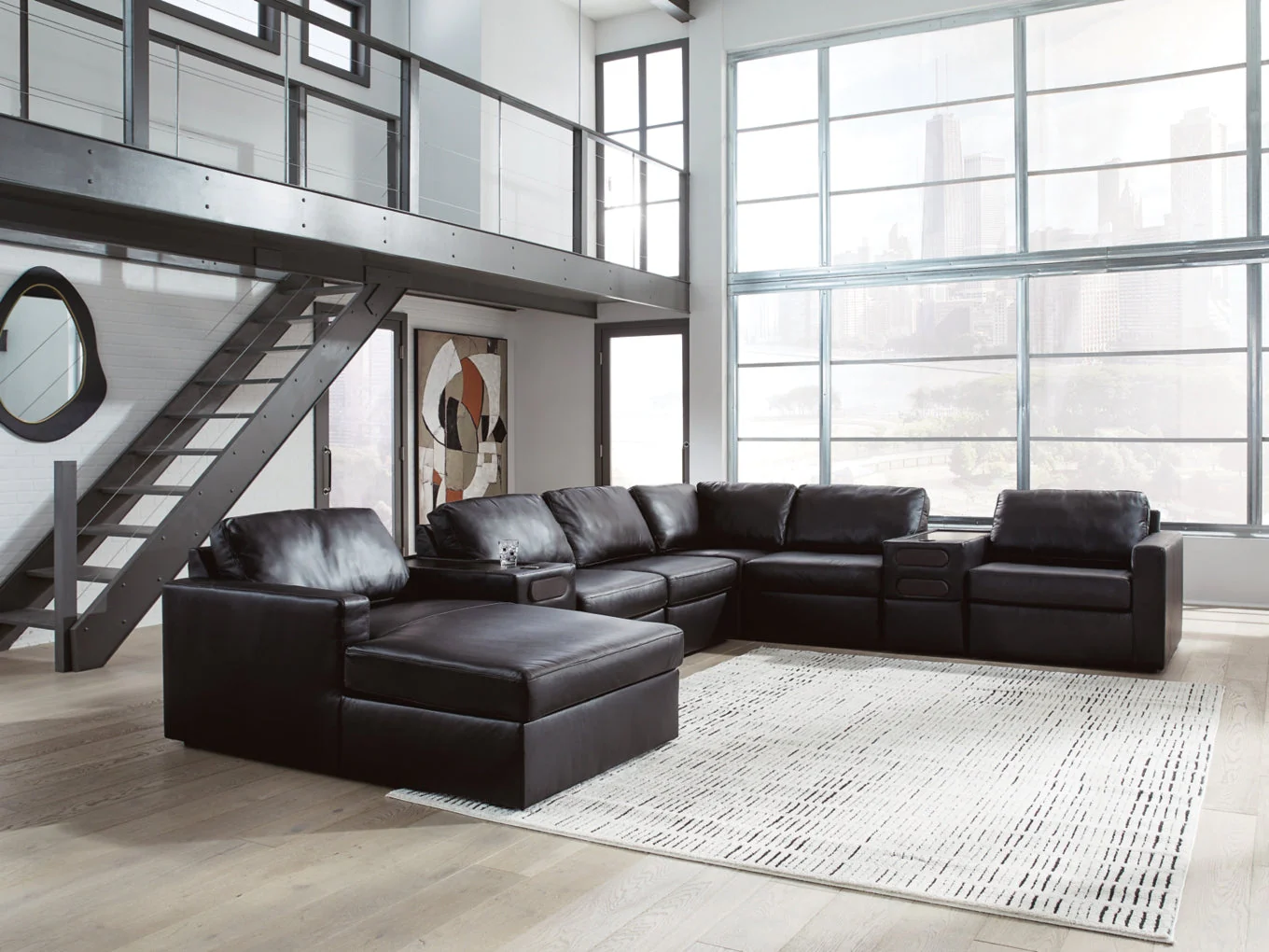 Modmax II 8-Piece Sectional with Chaise and Audio Consoles - Image 6