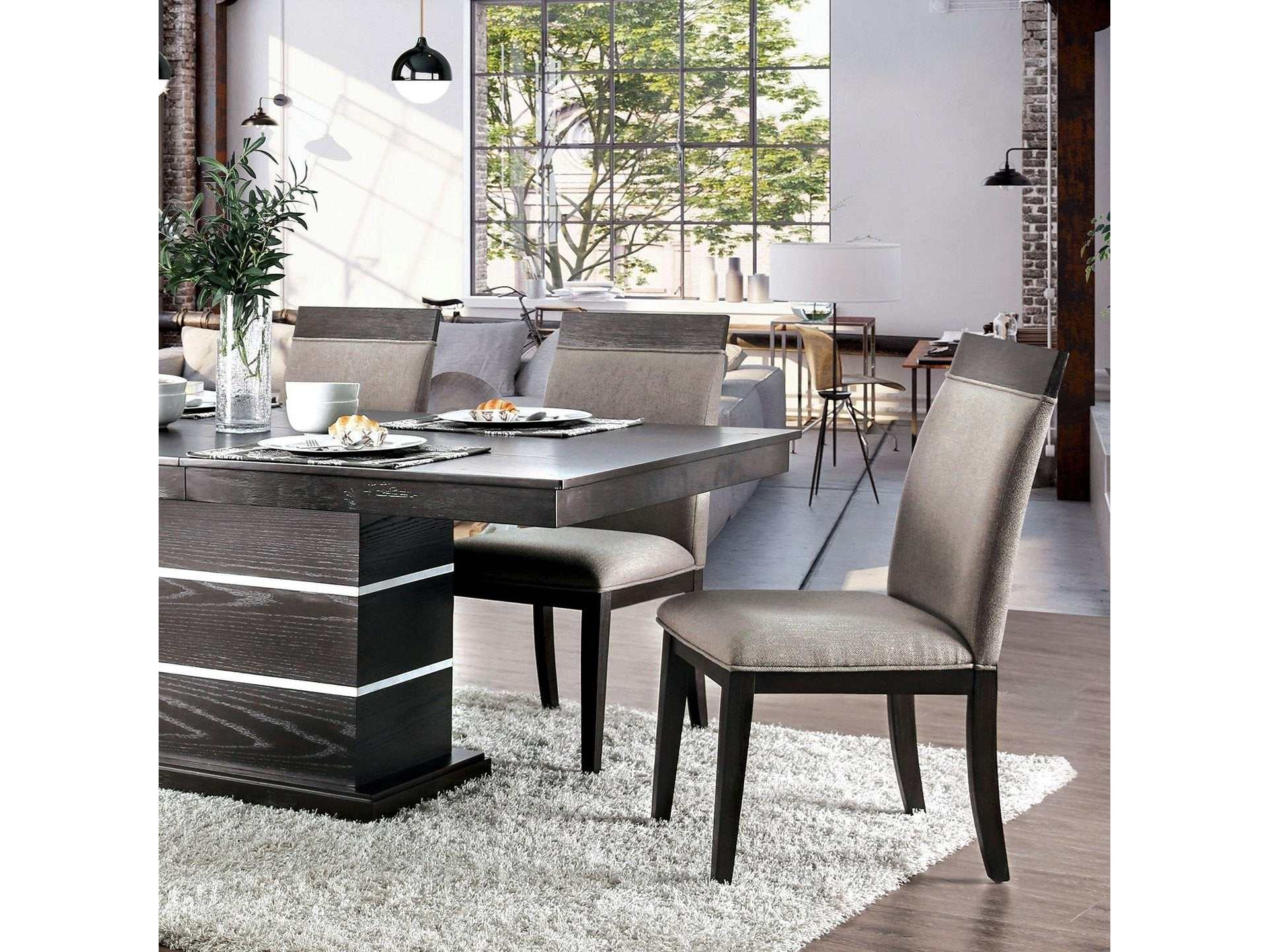 Modoc Espresso/Beige Dining Table