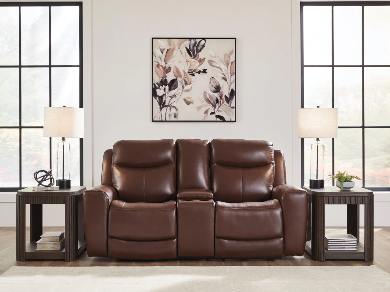Momentum Moves Power Reclining Loveseat/Console/Adjustable Headrest - Image 4