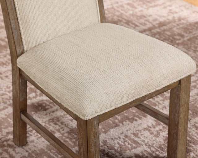 Monclova Rustic Oak/Beige Side Chair (Set of 2) - Image 4