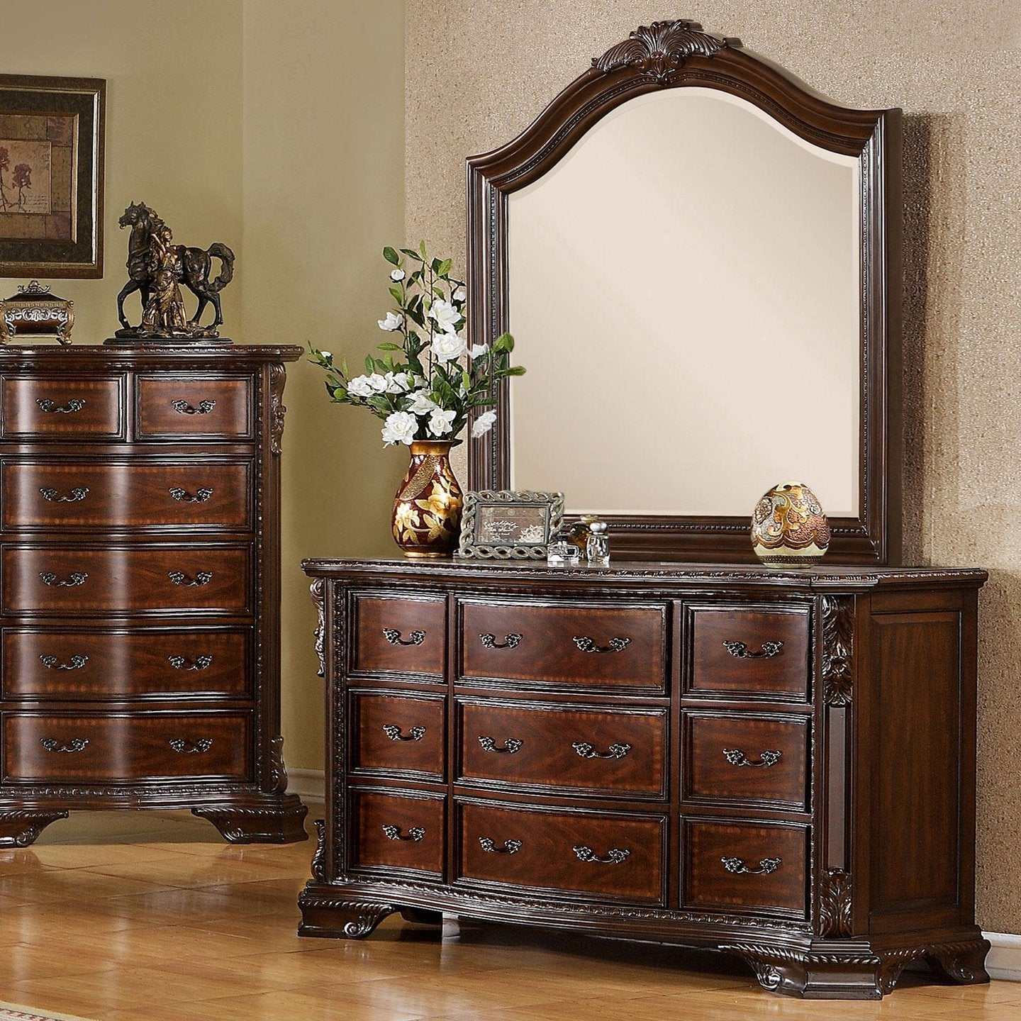 Monte Vista Brown Cherry Dresser - Image 2