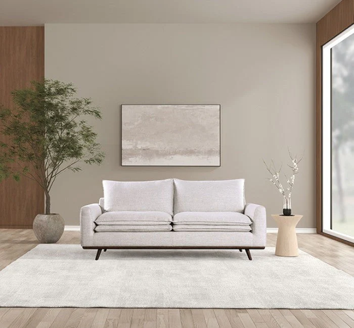 Monthey Dark Brown/Light Gray Sofa - Image 2