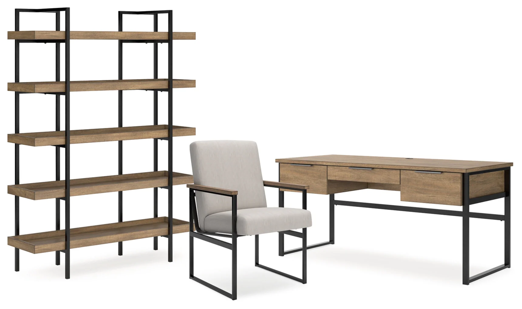 Montia Home Office Desk With Chair - Image 4