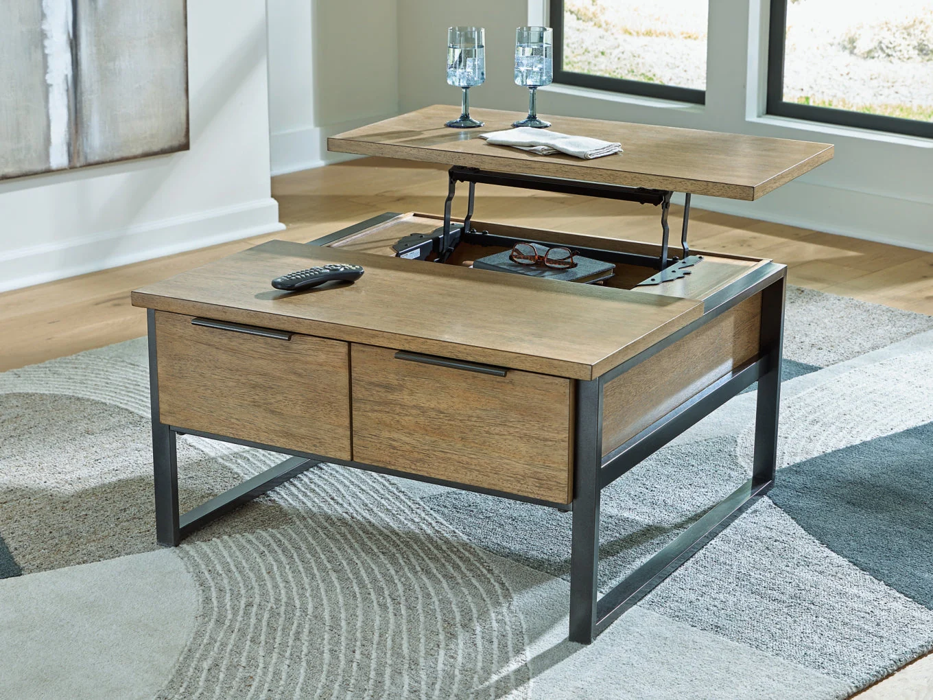 Montia Lift Top Cocktail Table - Image 6