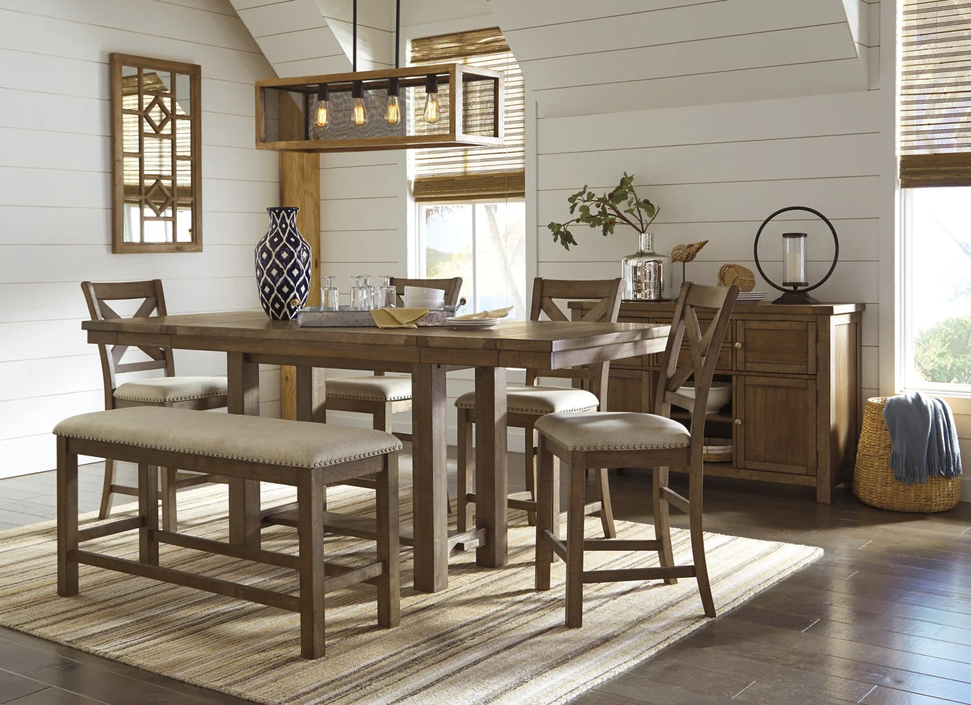 Moriville Double Upholstered Bench - Image 4