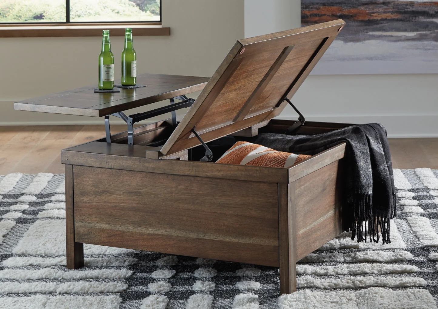 Moriville Lift Top Cocktail Table - Image 6