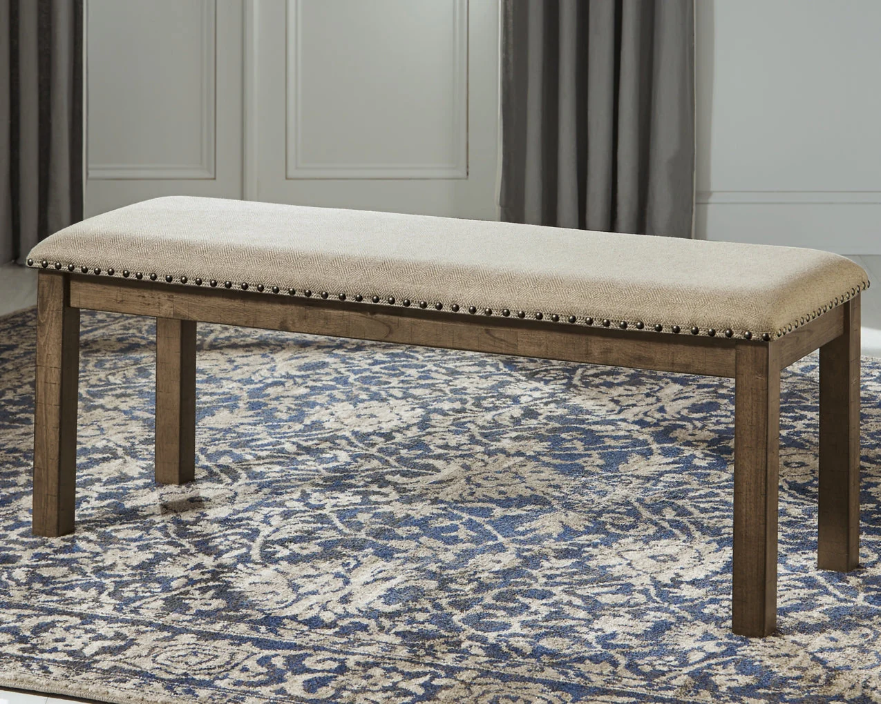 Moriville Upholstered Bench - Image 2