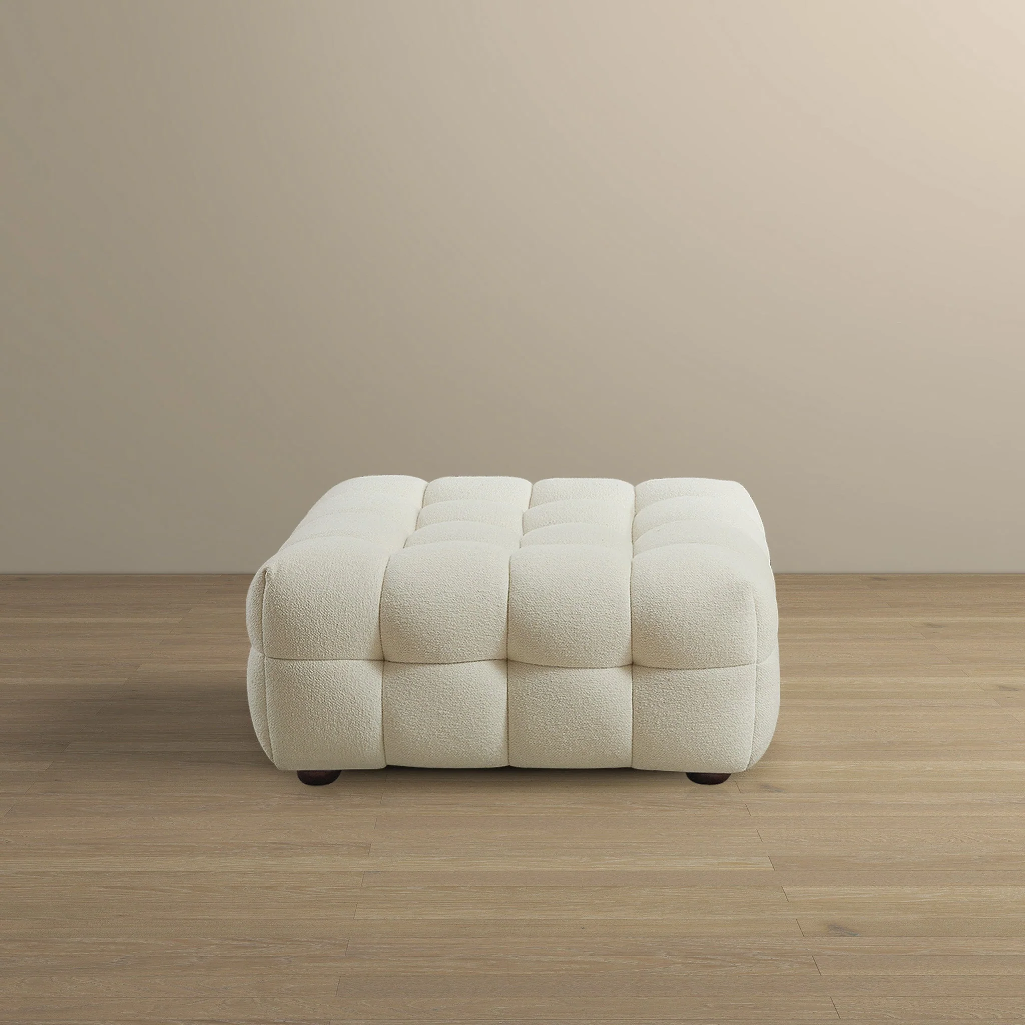 Morrison Ottoman (Cream Boucle) - Image 4