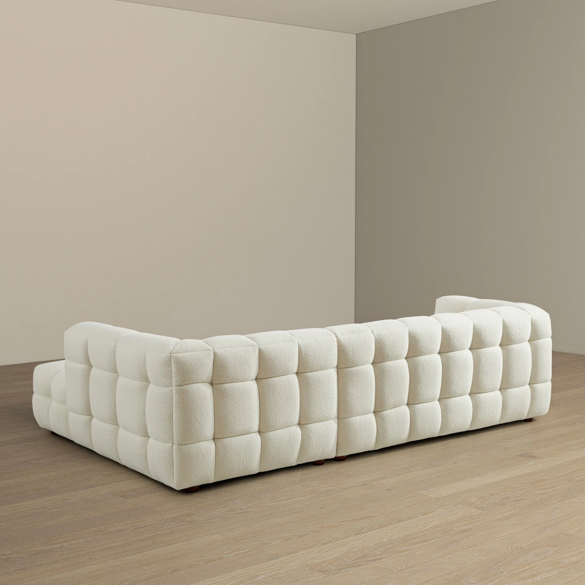 Morrison Right Sectional Sofa (Cream Boucle) - Image 5