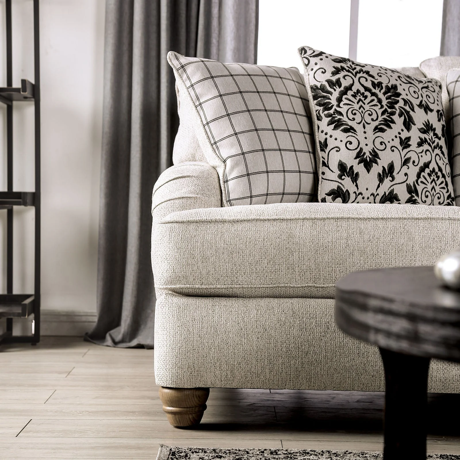 Mossley Ivory Sofa - Image 3