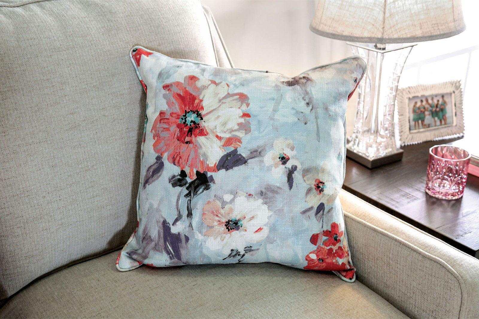 Nadene Ivory Stationary Sofa & Loveseat 2pc - Image 5