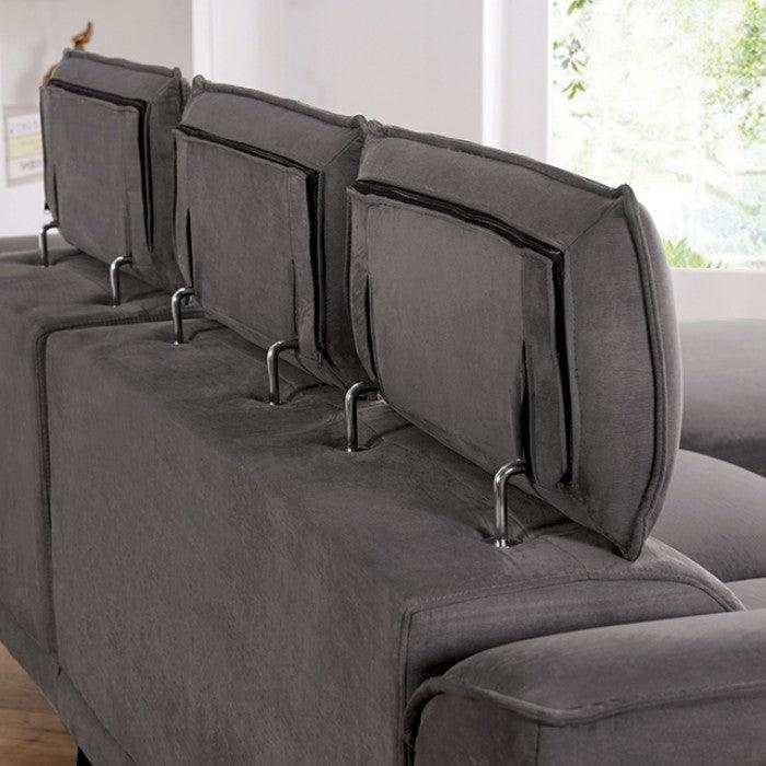 Napanee Dark Gray L Shape Sectional Sofa - Image 7