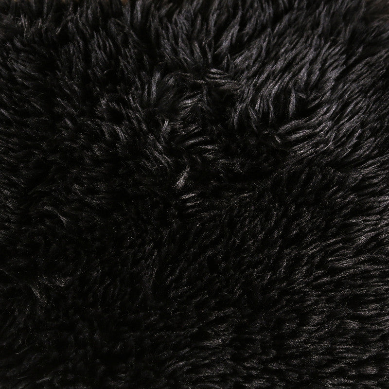Nappi Black Large L-Sectional w/ Ottoman - Image 3