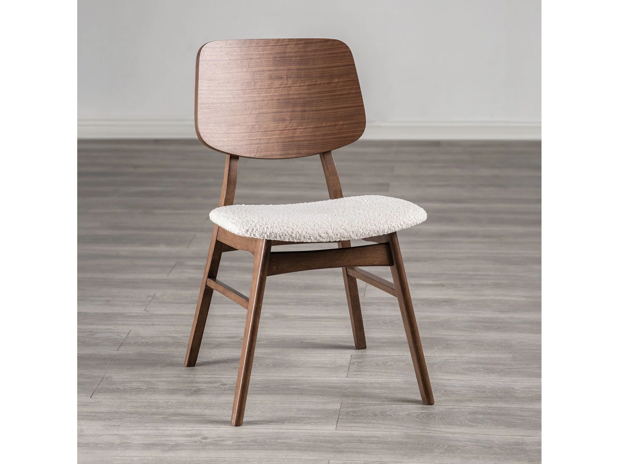 Narvik Walnut/Beige Side Chair (Set of 2)