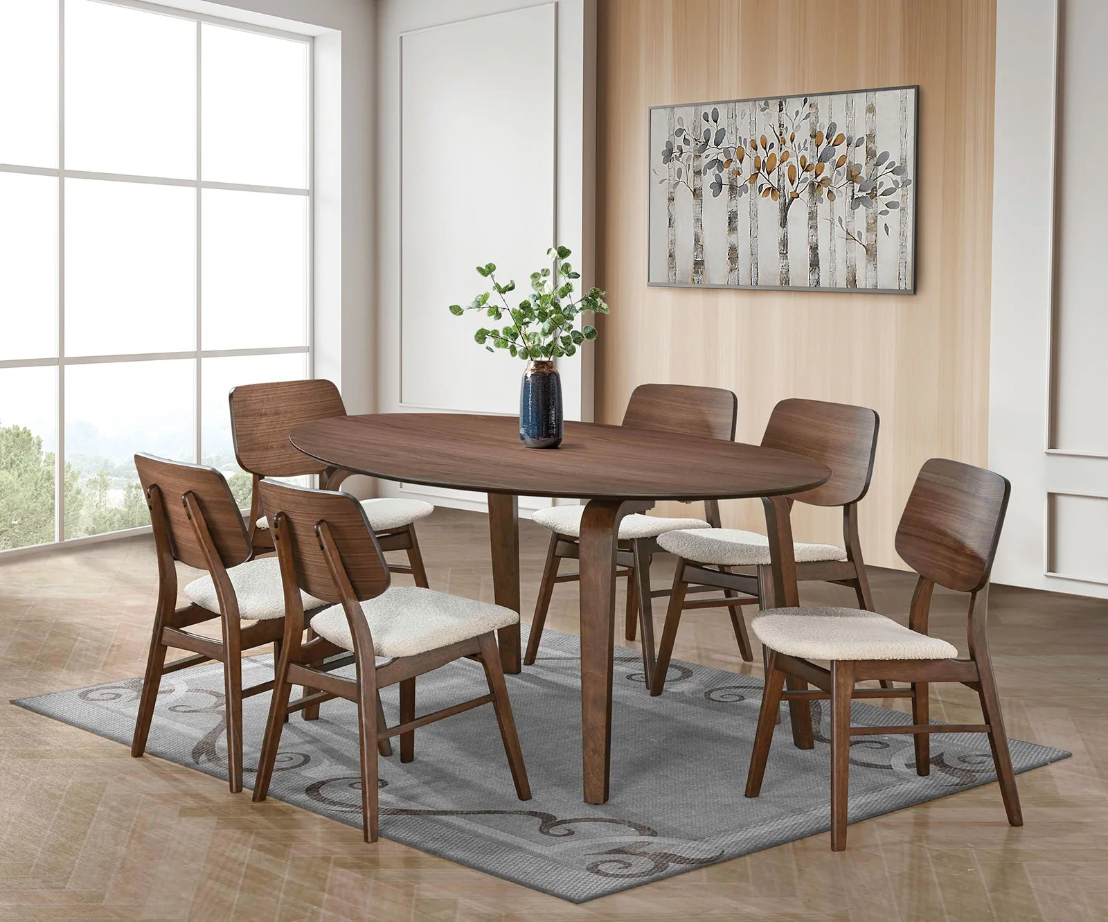 Narvik Walnut Dining Table - Image 3