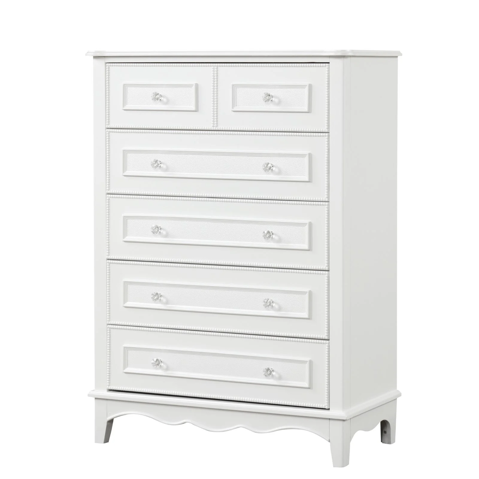 Naucalpan White Twin 5 Piece Bedroom Set w/Chest - Image 8