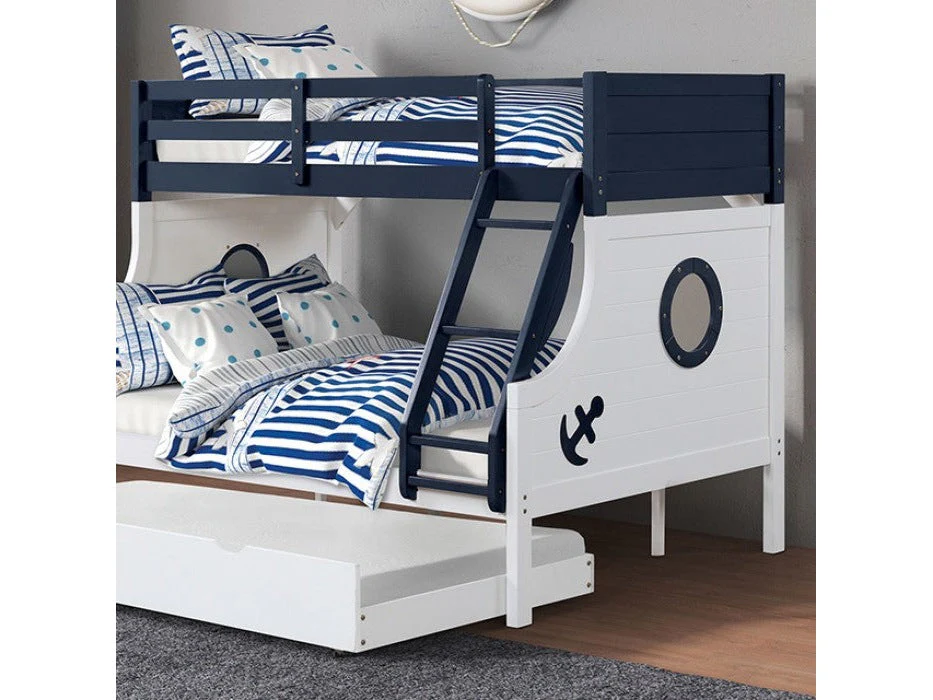 Nautia Blue/White Bunk Bed