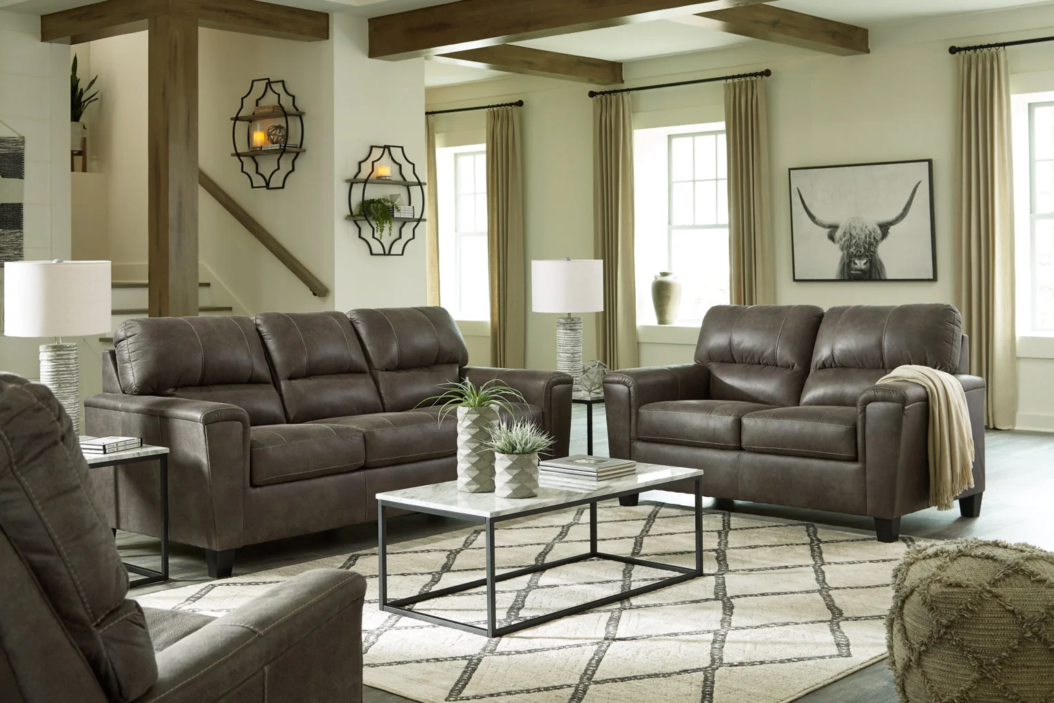 Navi Loveseat Living Room Set - Image 3