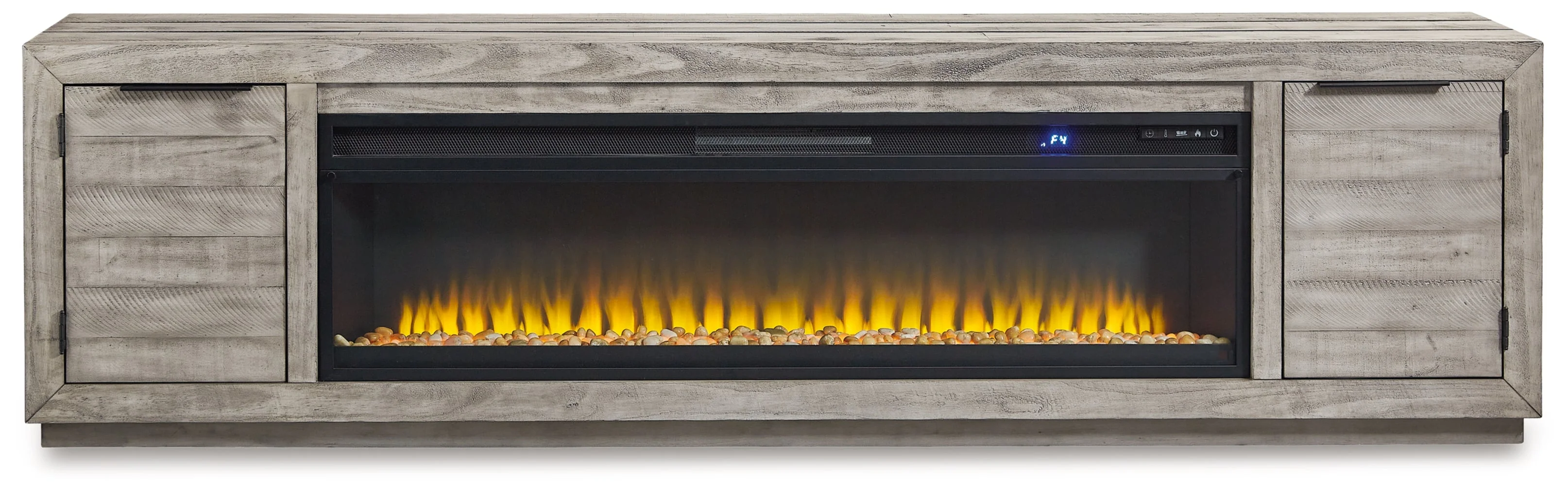 Naydell 92" TV Stand with Electric Fireplace - Image 4