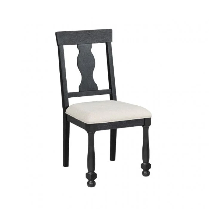 Neue Mills Black 7 Piece Dining Set - Image 8