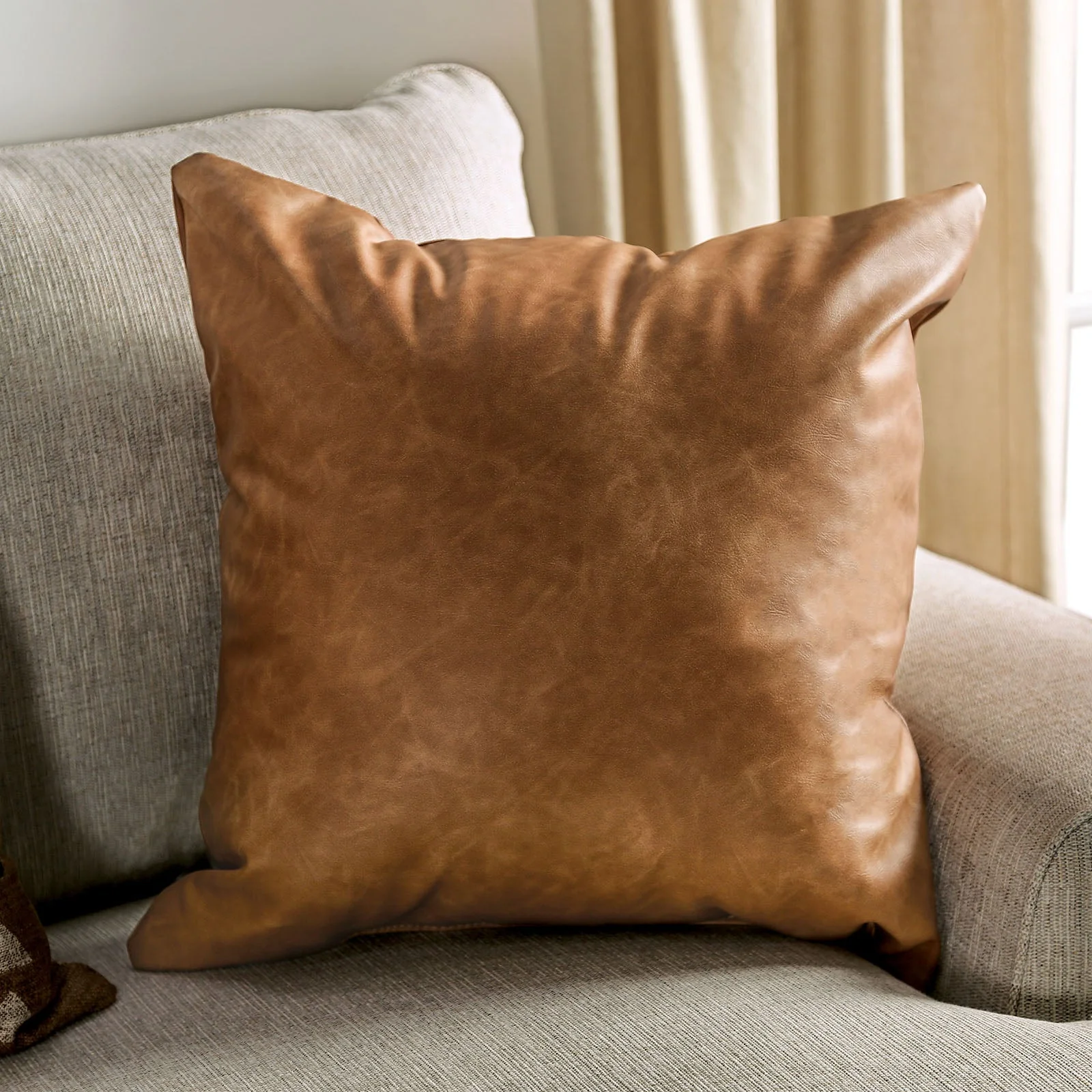 New meadows Sand/Caramel Loveseat - Image 3