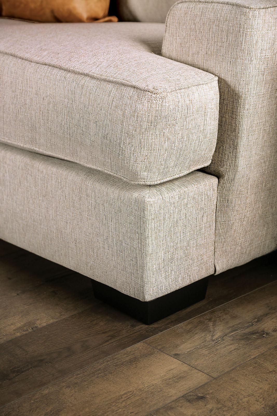 New meadows Sand/Caramel Sofa - Image 5