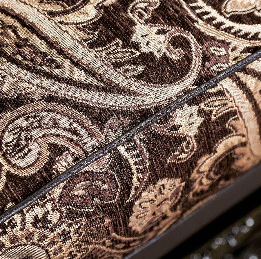 Newdale Brown & Gold Sofa - Image 6