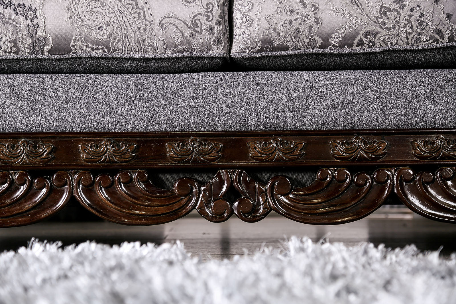 Newdale Gray Loveseat - Image 5